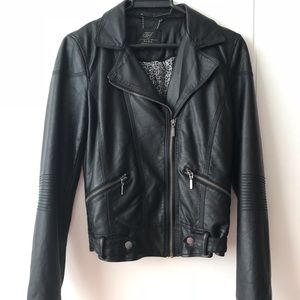 Zara faux leather jacket